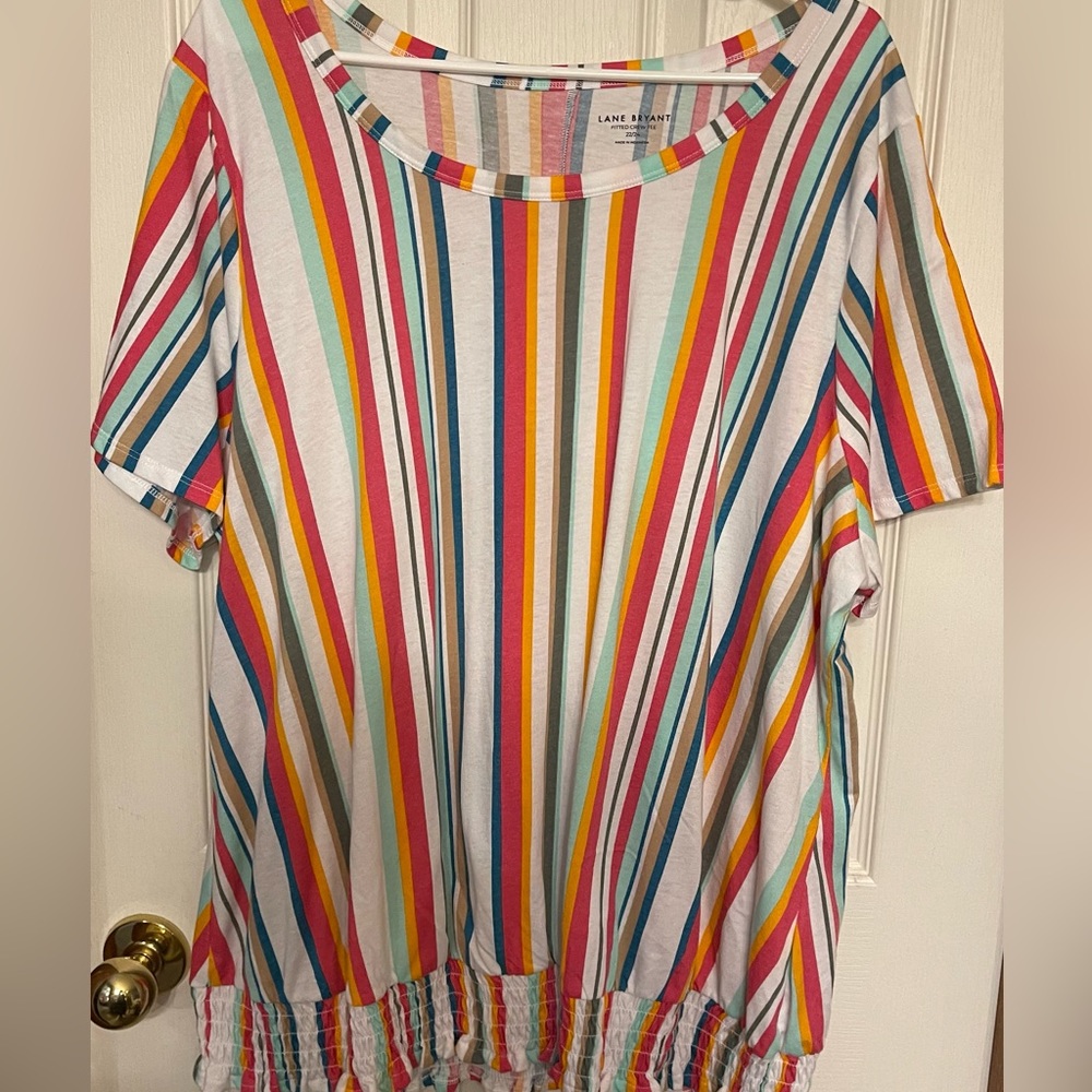 NWOT Lane Bryant banded waist t-shirt size 22/24